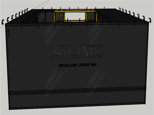 廣州設(shè)計(jì)周-麥蘭德展臺(tái)側(cè)面效果圖